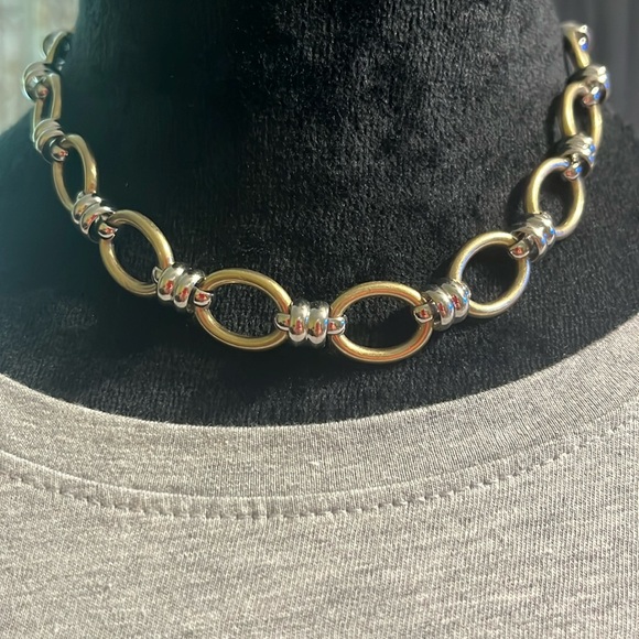 NWT Loft Two Tone Necklace - Picture 2 of 6